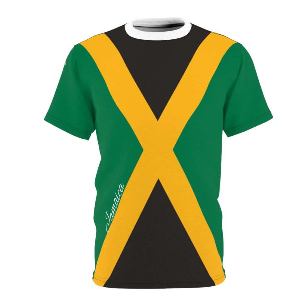Jamaica "The Cross" Flag Graphic T-Shirt — All-Over Print