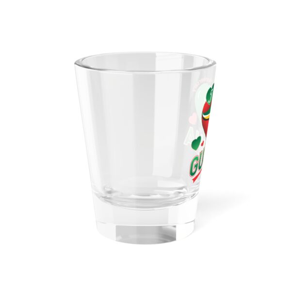 Guyana Heart Flag Shot Glass — I Guyana 60th Anniversary 1.5oz