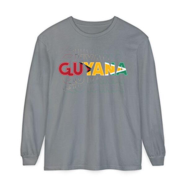 Guyana Colourful Flag Long Sleeve Tee