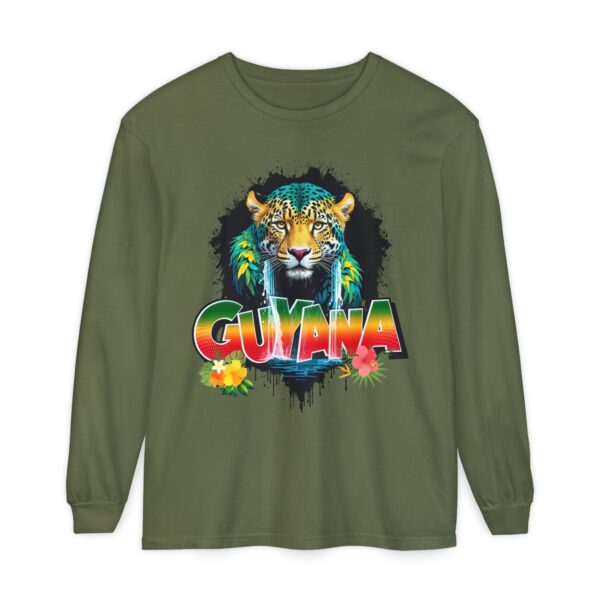 Guyana Jaguar Graphic Long Sleeve Tee