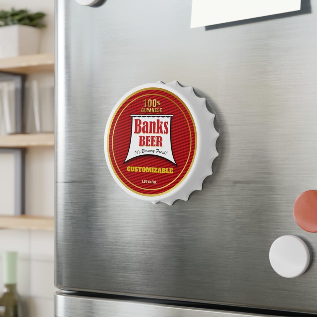 100% Guyanese Beer Bottle Opener — Customizable Opener