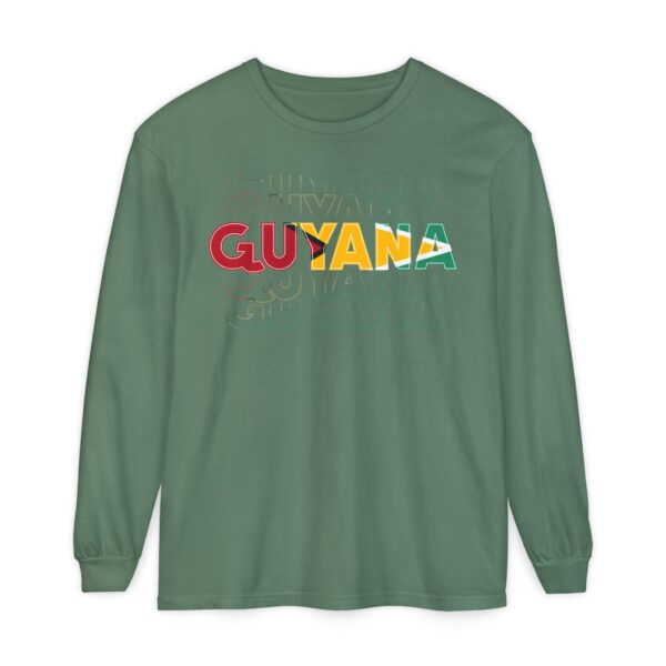 Guyana Colourful Flag Long Sleeve Tee