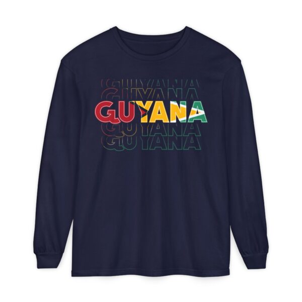 Guyana Colourful Flag Long Sleeve Tee