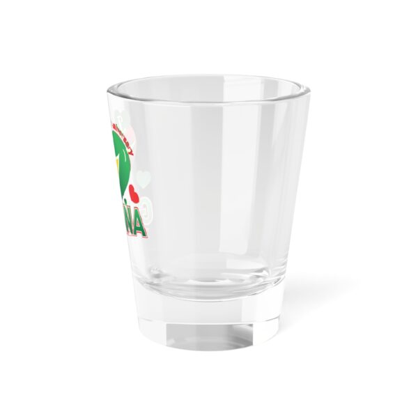 Guyana Heart Flag Shot Glass — I Guyana 60th Anniversary 1.5oz
