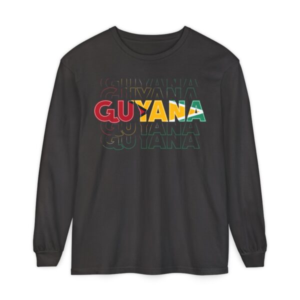 Guyana Colourful Flag Long Sleeve Tee
