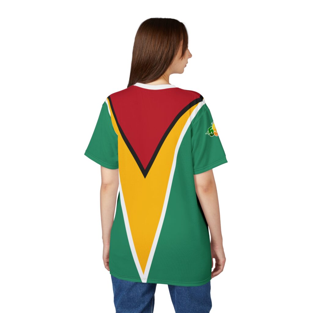Guyana Golden Arrowhead T-Shirt — All‑Over Print