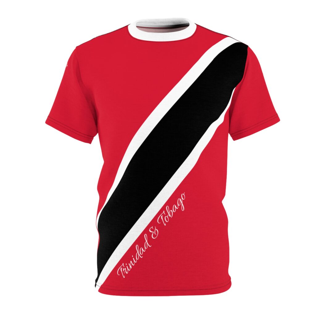 Trinidad & Tobago Flag Graphic T-Shirt — All-Over Print