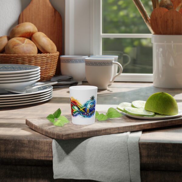 Caribbean Tropical Flag Wave Shot Glass — Caribbean Beach Vibes